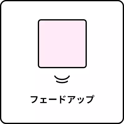 フェードアップ